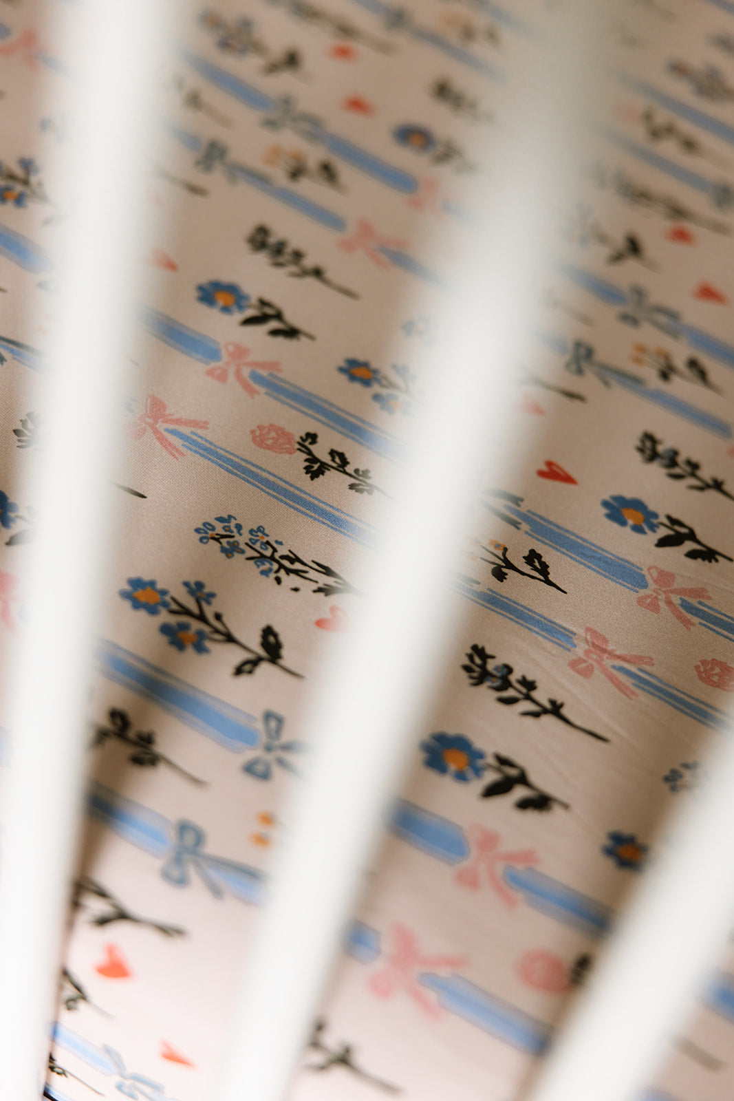 Bows & Petals Crib Sheet