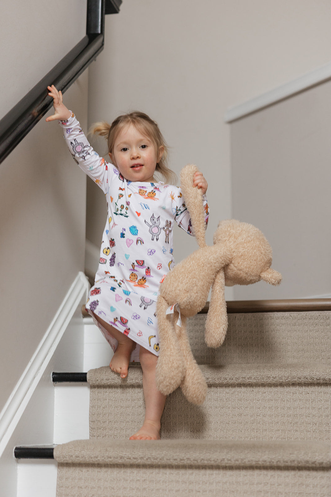HERODREAMS - Long Sleeve Kids Nightgown - GettCozy
