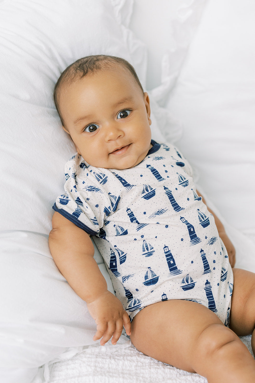 Harbour Lighthouse - Short Sleeve Romper - GettCozy