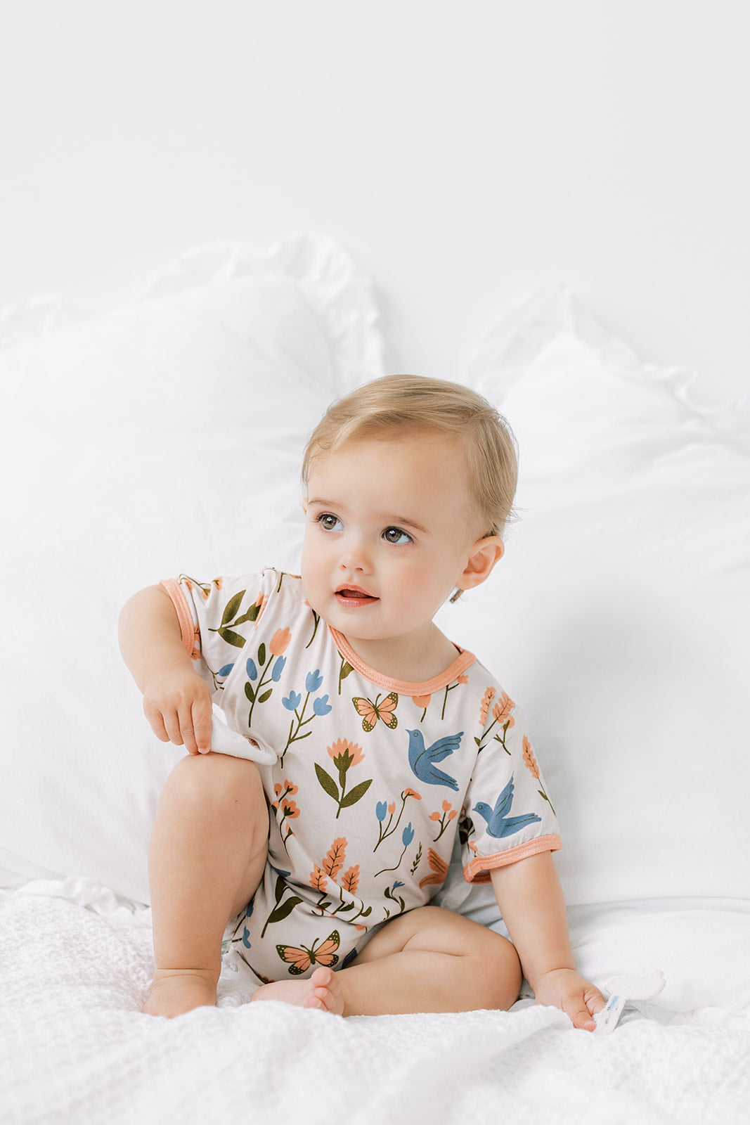 Alba - Short Sleeve Romper - GettCozy