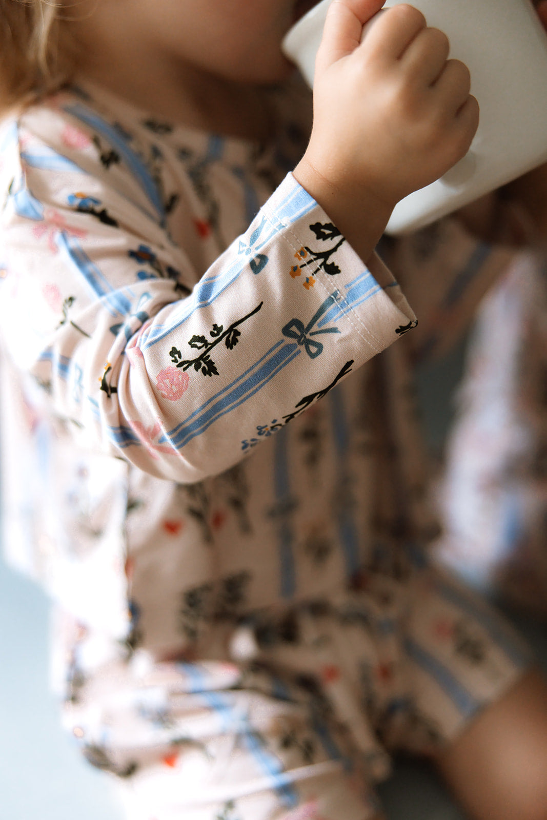 Bows &amp; Petals Girls Bamboo Daywear Set