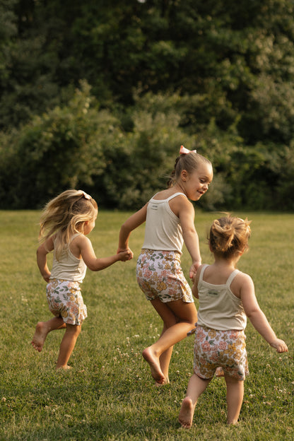 Cottage Bloom Ribbed Set
