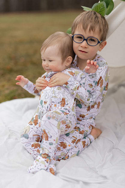 Mount Beary - Long Sleeve Zippies - GettCozy