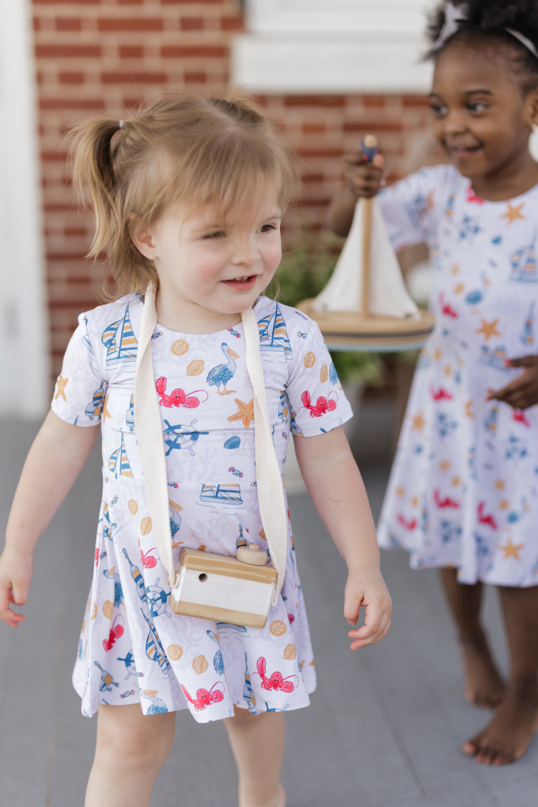 Shore Side Coastal Bamboo Dress