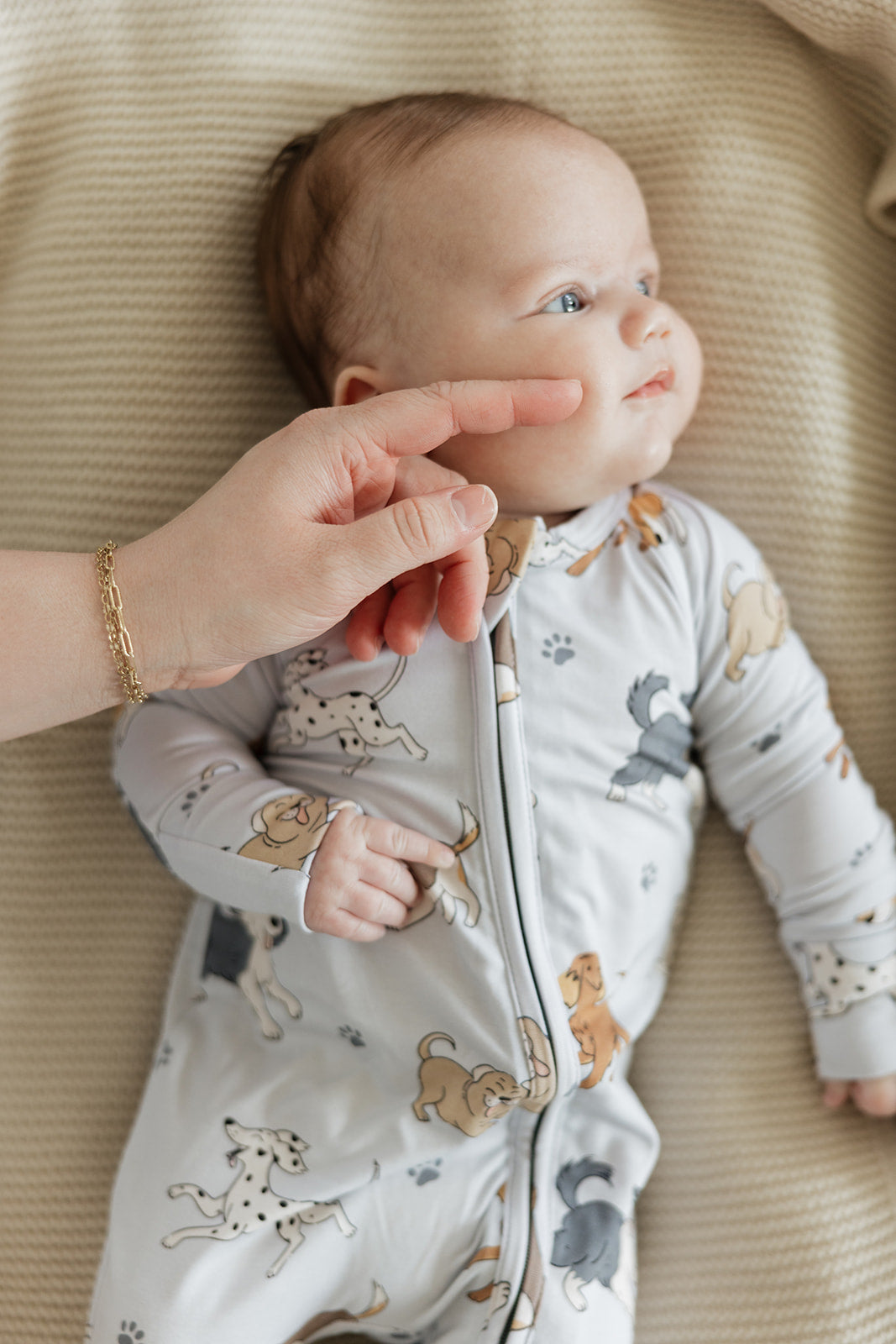 Happy Paws Long Sleeve Zippy Bamboo Pajama - GettCozy