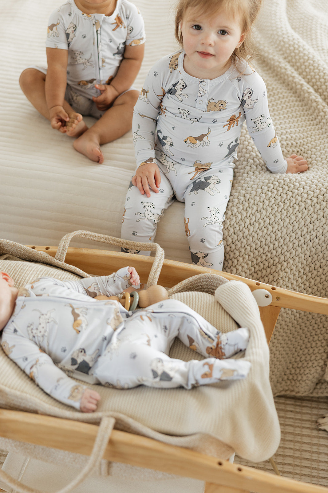 Happy Paws Long Sleeve Zippy Bamboo Pajama - GettCozy