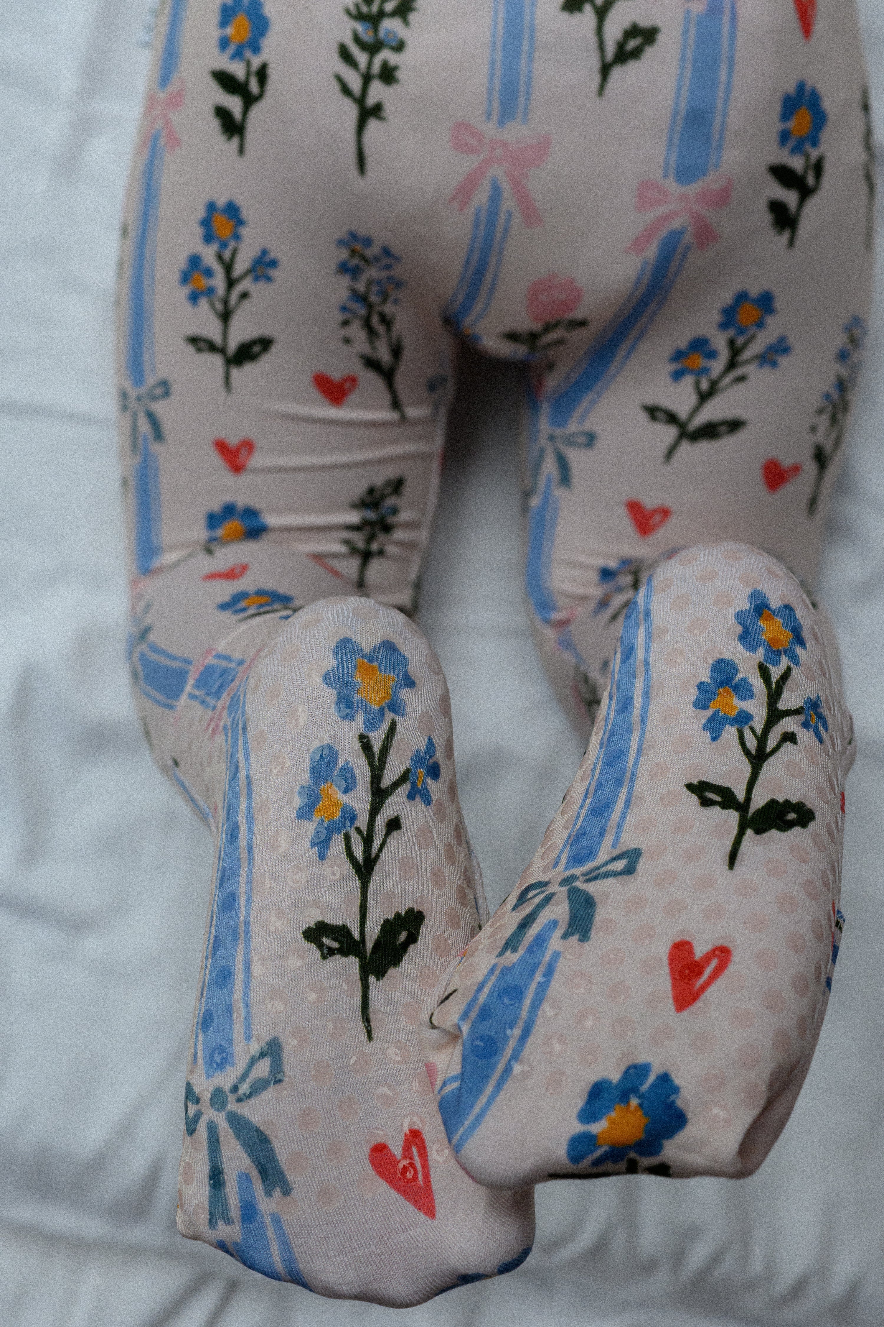 Bows &amp; Petals Long Sleeve Zippy