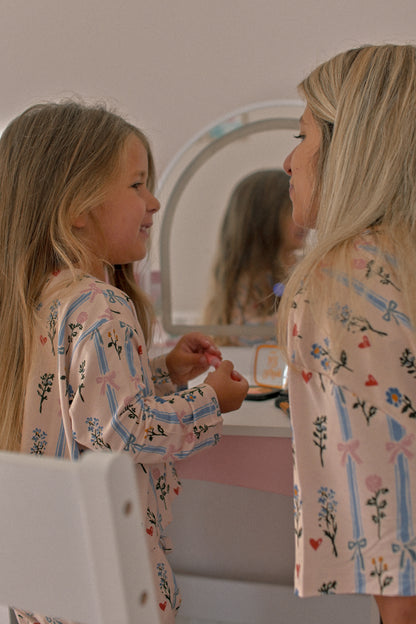 Bows &amp; Petals Women Sleepwear Set