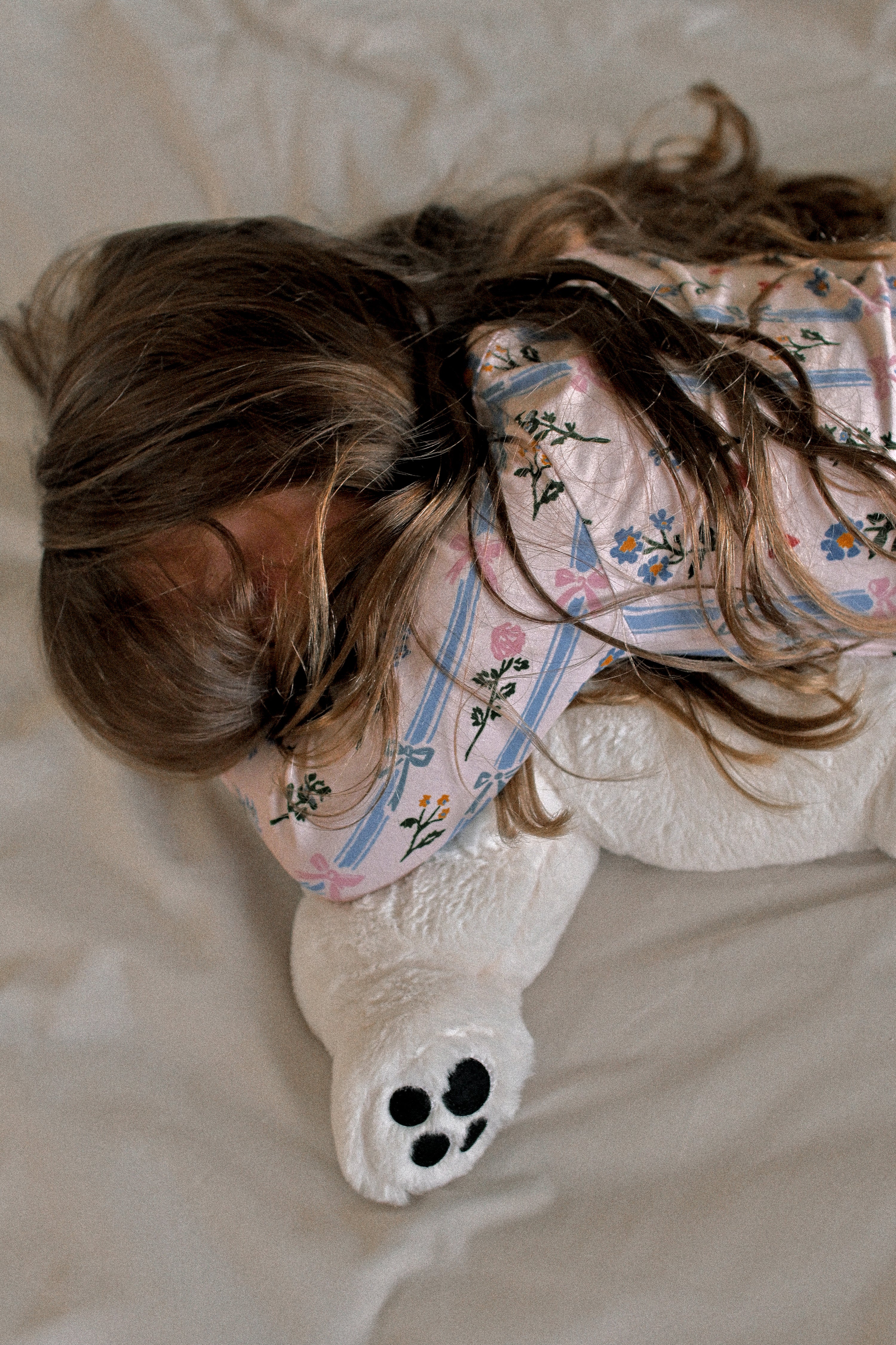 Bows &amp; Petals Long Sleeve Bamboo Pajama Set
