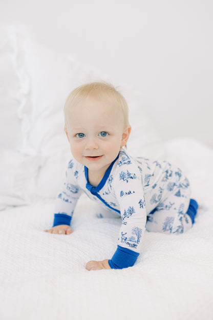 Snowy Day - Long Sleeve Zippies - GettCozy