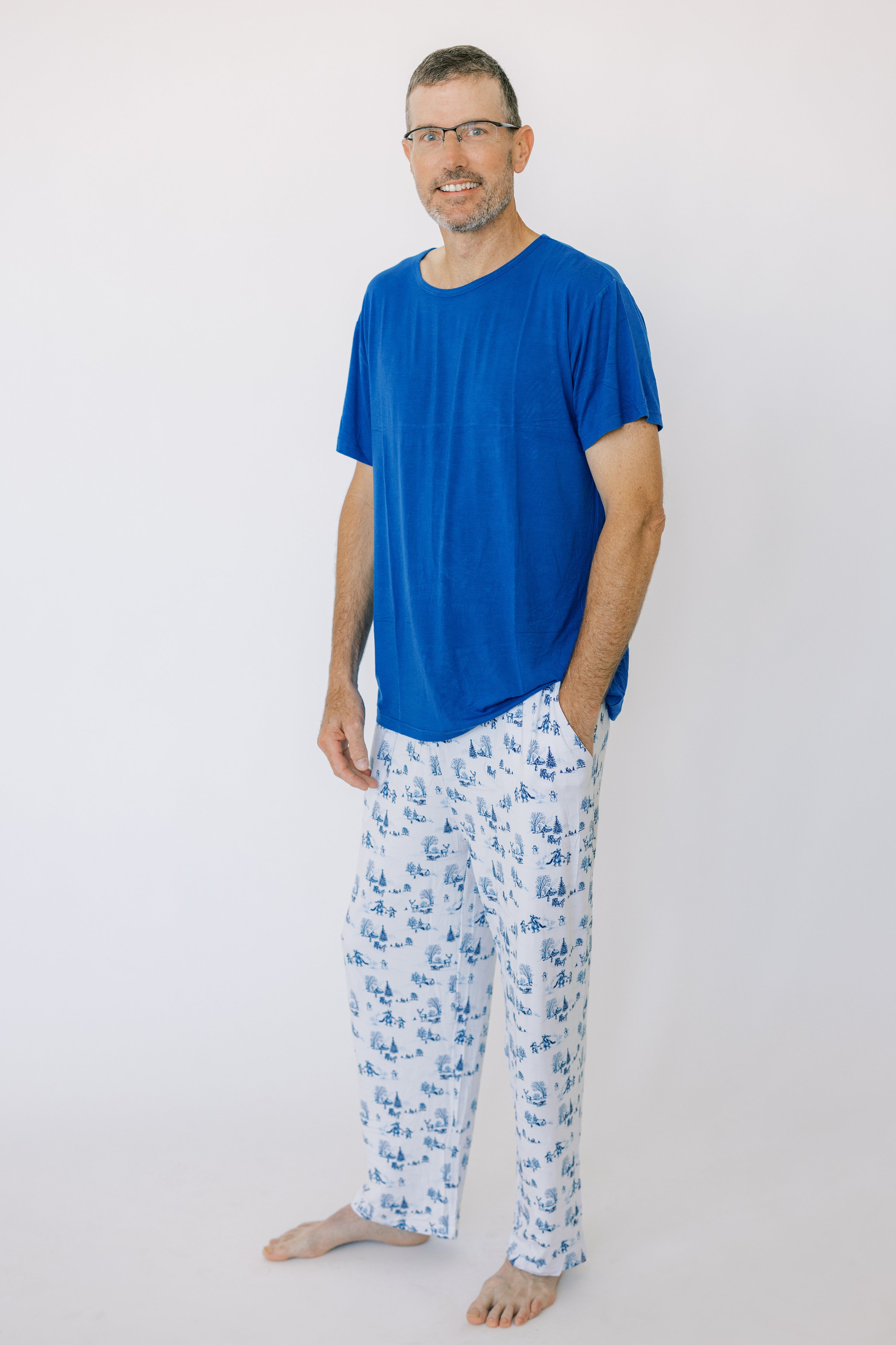 Snowy Day - Men Two Pcs Pj - GettCozy