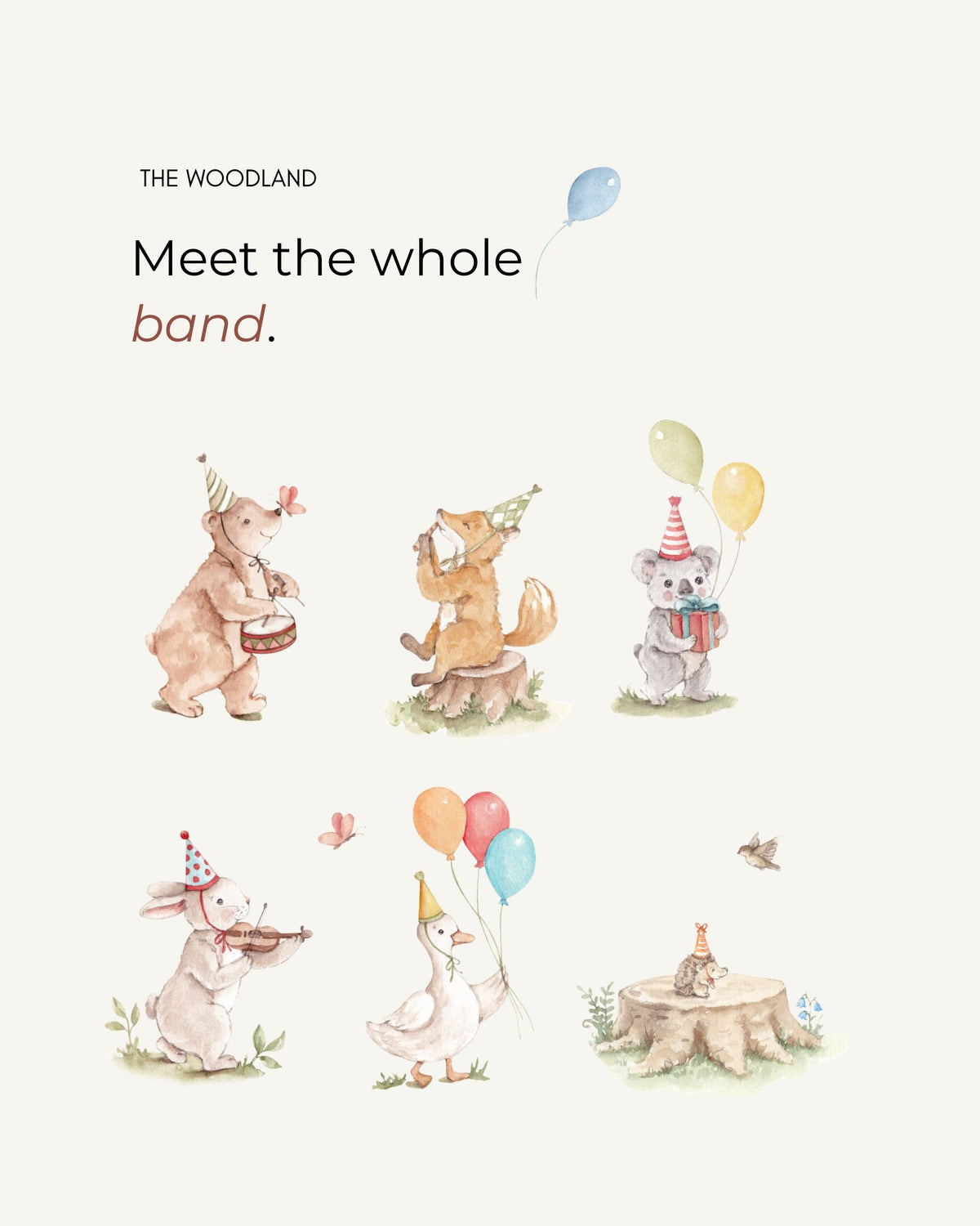The Woodland Band Bamboo Zippie