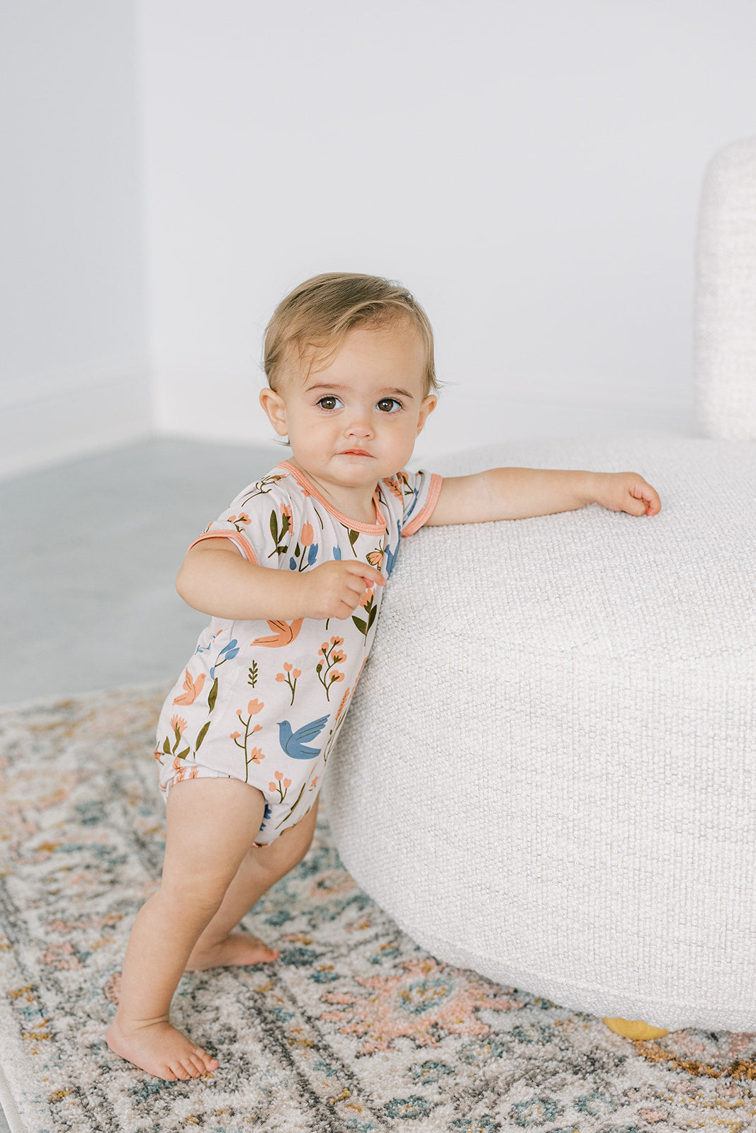 Alba - Short Sleeve Romper - GettCozy