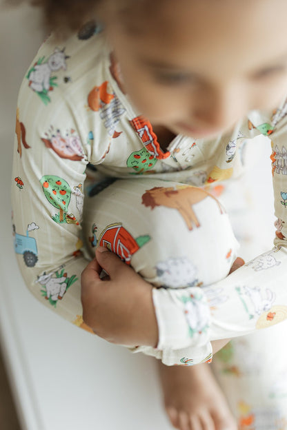 Farmstead Long Sleeve Bamboo Pajama Set - GettCozy