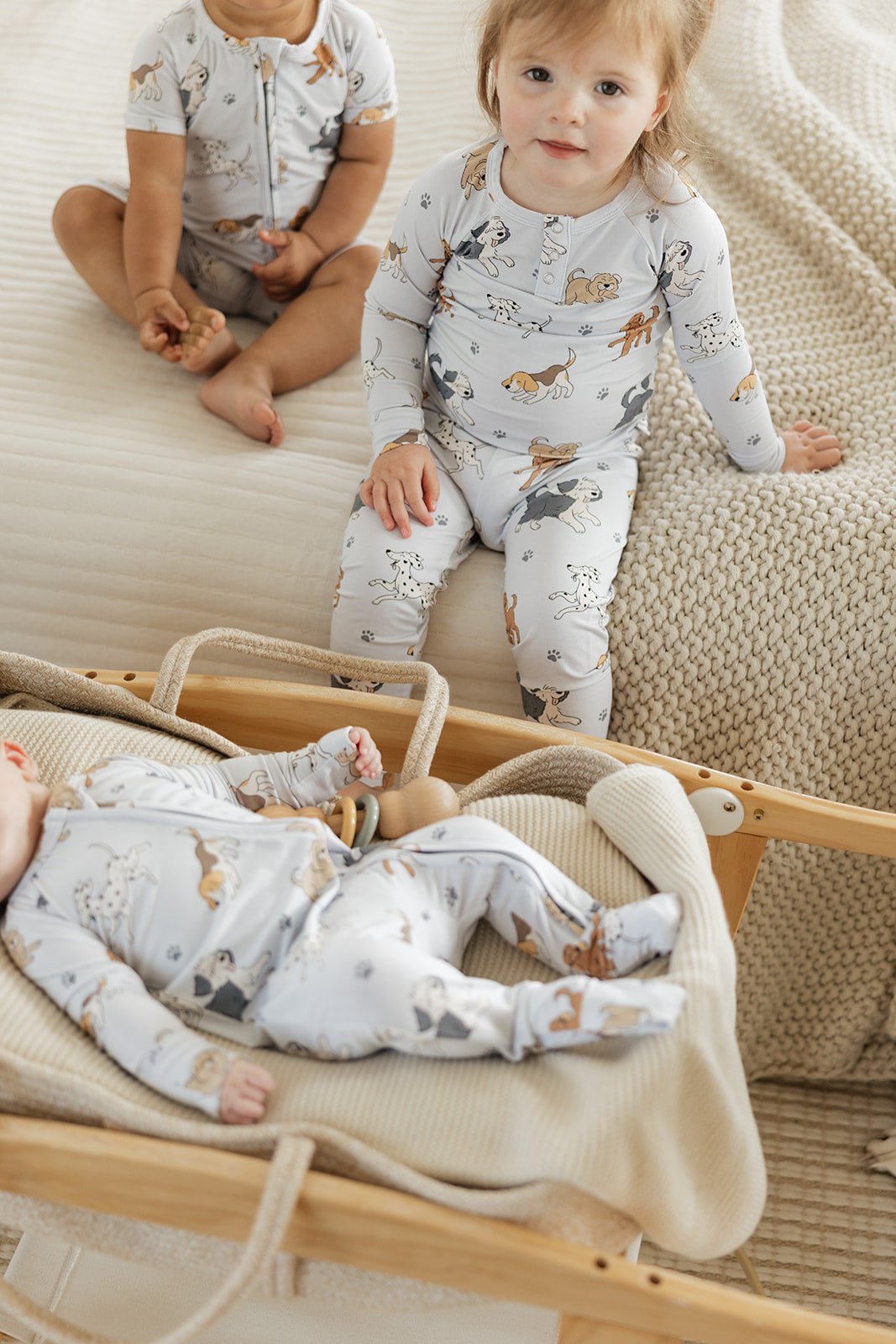 Happy Paws Long Sleeve Zippy Bamboo Pajama - GettCozy