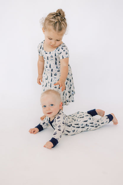 Harbour Lighthouse - Long Sleeve Zippies - GettCozy