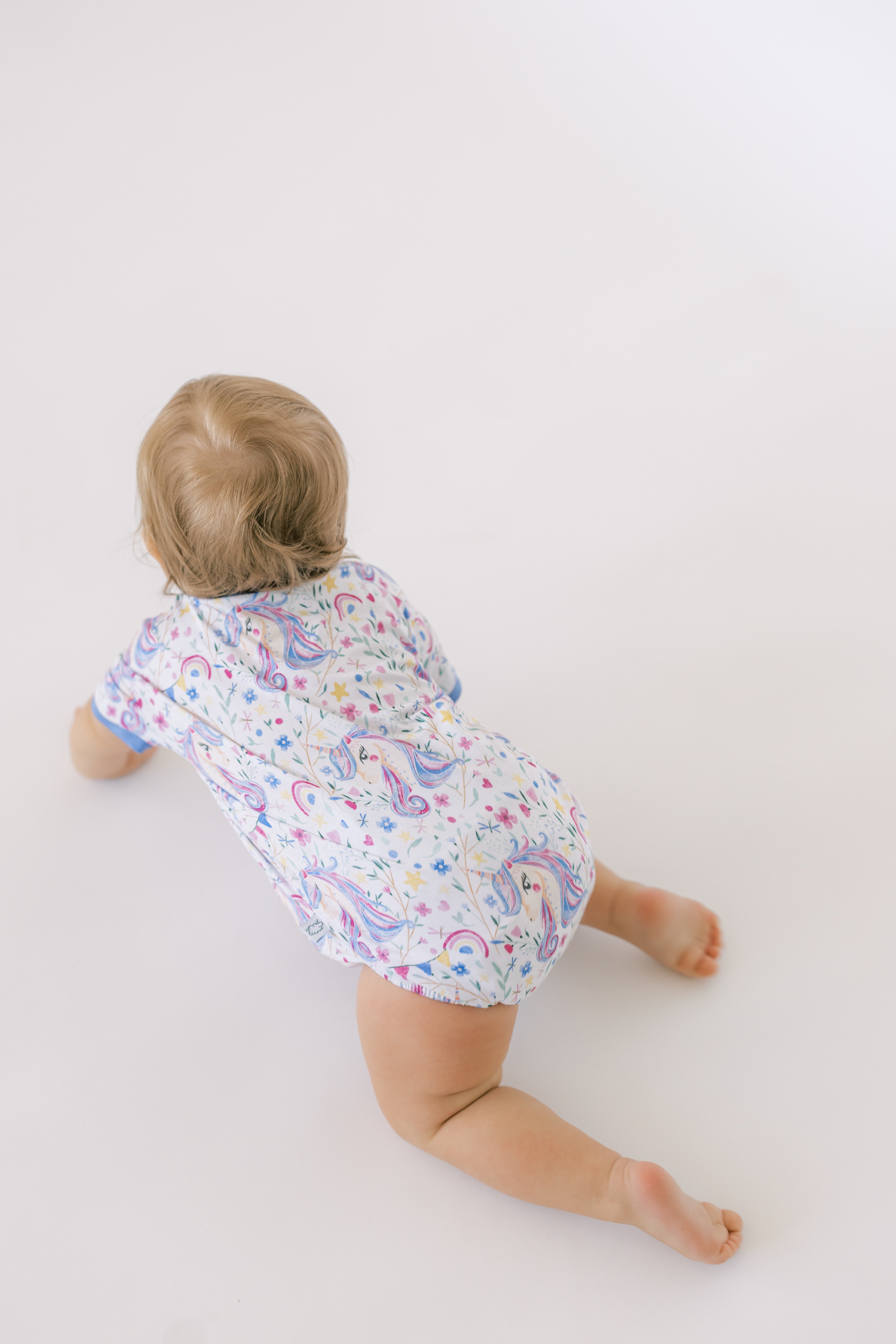 Pink Stardust - Short Sleeve Romper - GettCozy