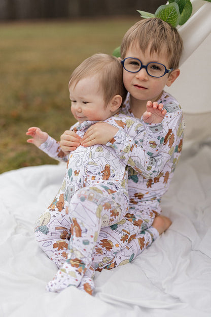 Mount Beary - Long Sleeve Zippies - GettCozy