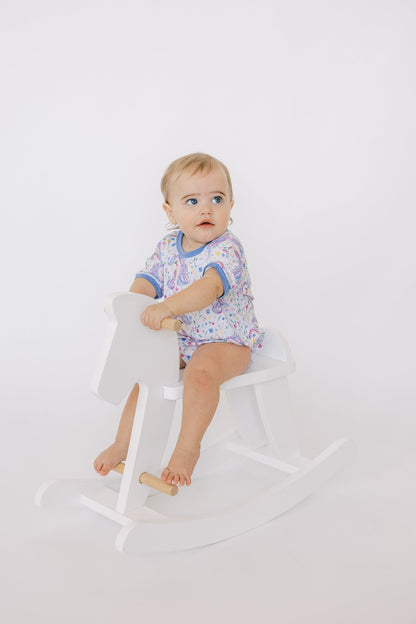 Pink Stardust - Short Sleeve Romper - GettCozy