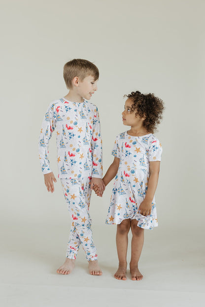 Shore Side Two-Piece Bamboo  Set - GettCozy
