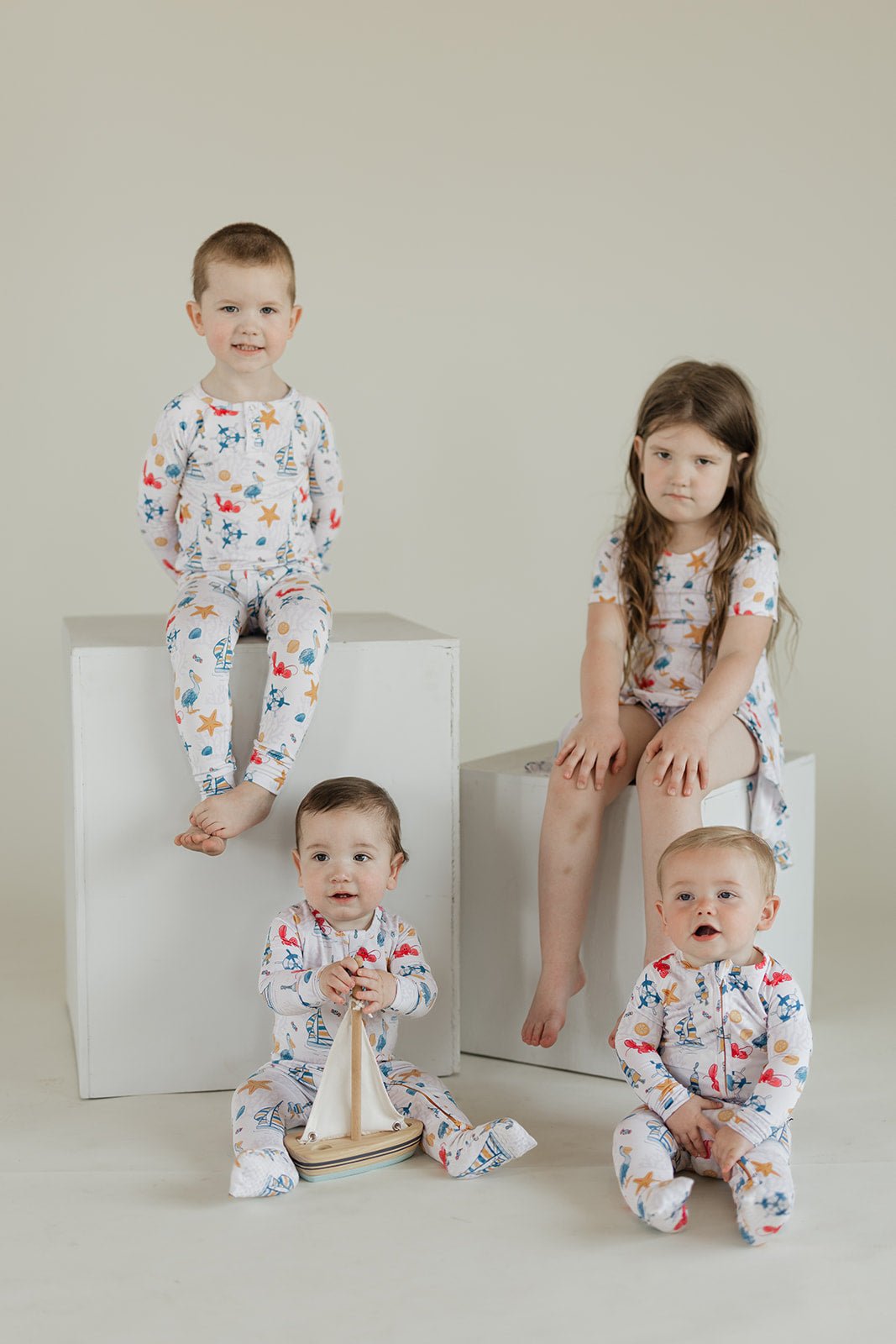 Shore Side Two-Piece Bamboo  Set - GettCozy