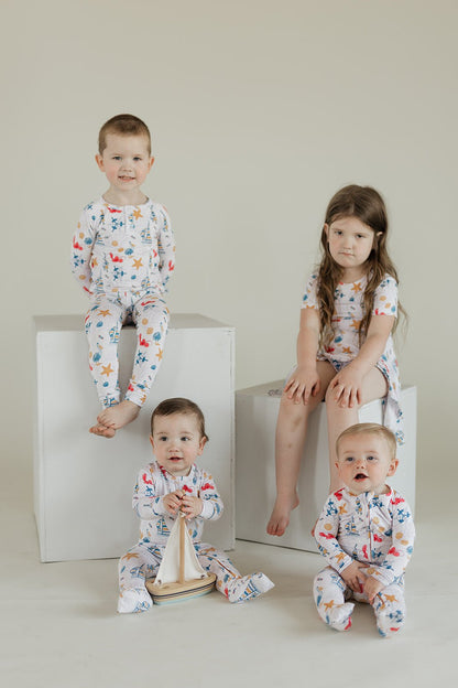 Shore Side Two-Piece Bamboo  Set - GettCozy