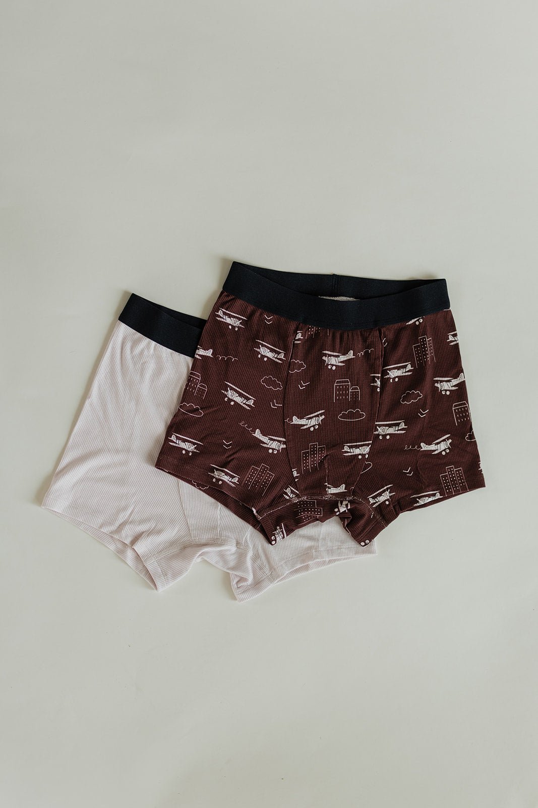 Skybound Ribbed Boxer Brief Set - GettCozy