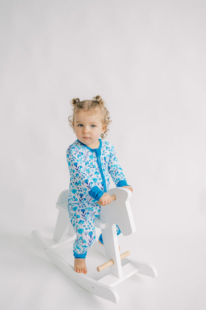 Summer Bloom - Long Sleeve Zippies - GettCozy